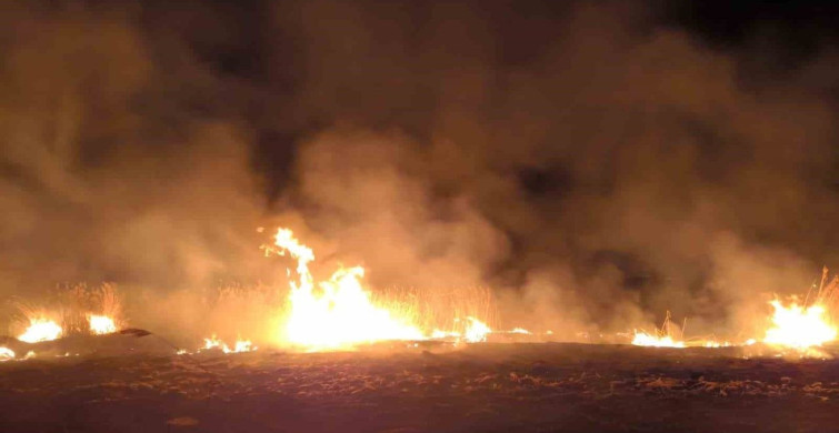 Erzincan'da Anız Yangını Kontrol Altına Alındı