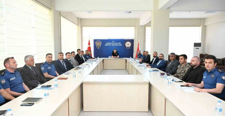 Erzincan'da NATO Zirvesi öncesi güvenlik toplantısı yapıldı