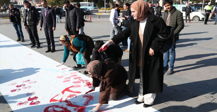 Erzincan'da Şiddete Hayır Performansı