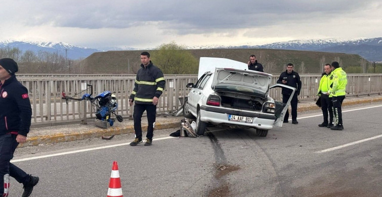 Erzincan'da Trafik Kazası: İki Kişi Yaralandı