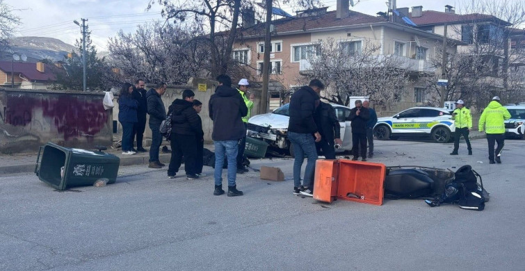 Erzincan'da Trafik Kazası: Motosiklet Sürücüsü Yaralandı