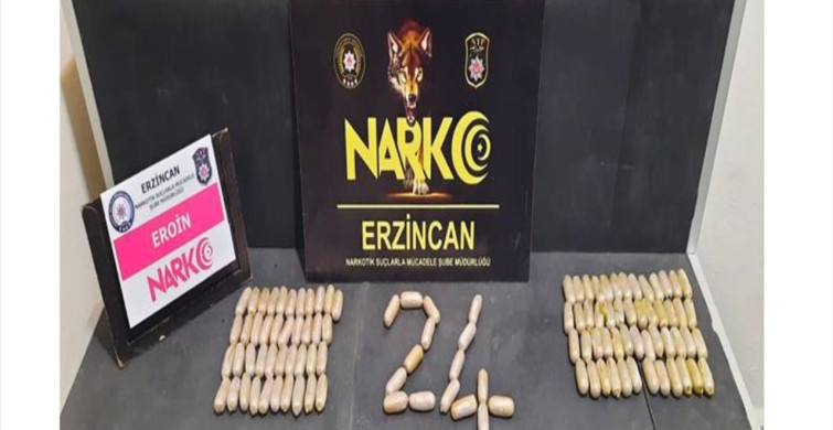 Erzincan'da Uyuşturucu Kaçakçılığı Operasyonu