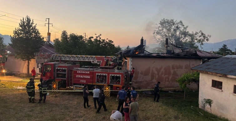 Erzincan'da yangında hayatını kaybeden emekli öğretmen