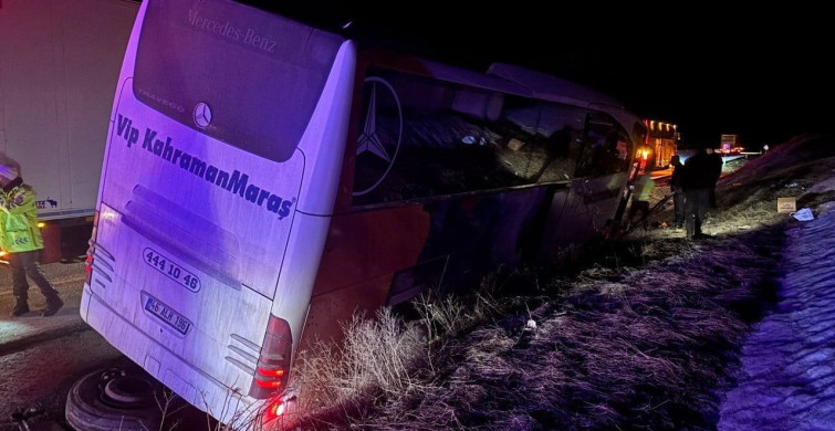 Erzincan'da Yolcu Otobüsü Kazası