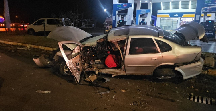 Erzincan'daki Kazada Sürücü Yaralandı