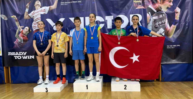 Erzincanlı Badmintoncular Avrupa İkincisi Oldu