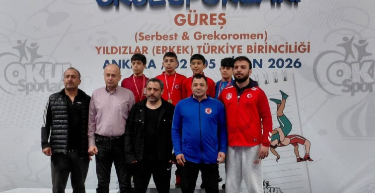 Erzincanlı Güreşçi Anzor Yasin Türkiye Üçüncüsü Oldu