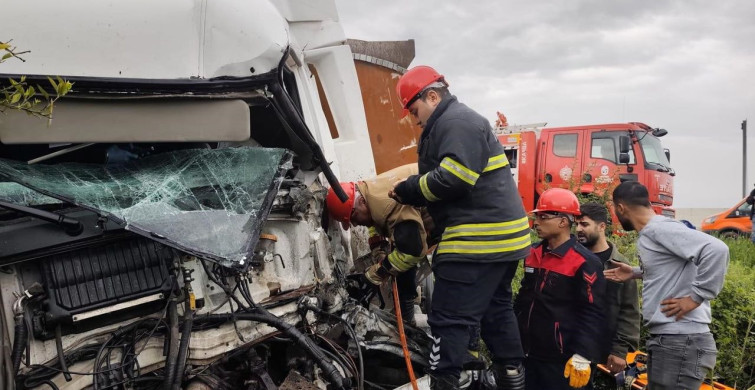 Erzin'de Tanker Narenciye Bahçesine Uçtu