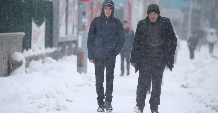 Erzurum, Kars ve Ardahan'da Kar Yağışı Etkili