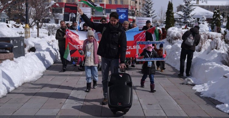 Erzurum Sağlıkçılarından Gazze İçin 120 Haftadır Sessiz Yürüyüş