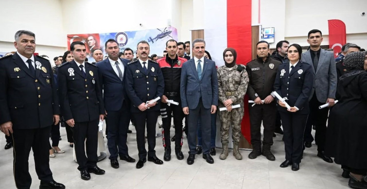 Erzurum Valisi Aydın Baruş, Polis Haftası Resepsiyonuna Katıldı