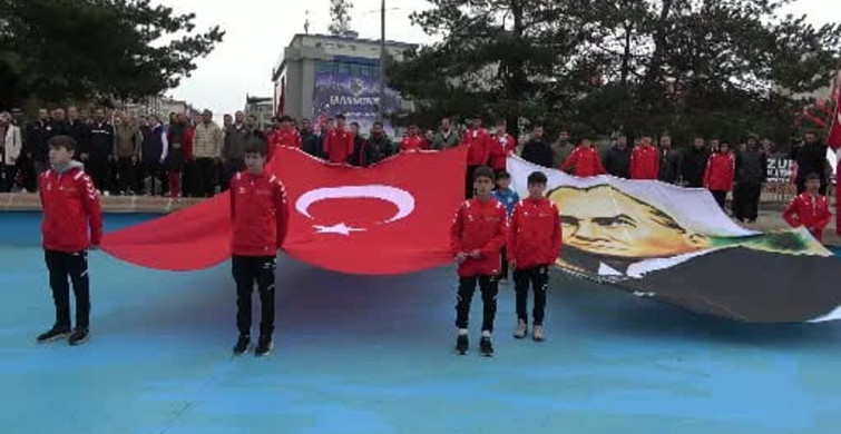 Erzurum'da 19 Mayıs Coşkusu Yağmura Rağmen Sürdü
