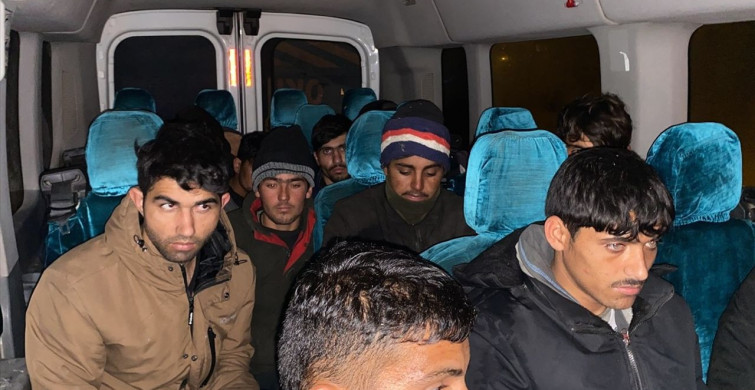 Erzurum'da Düzensiz Göçmen Operasyonu: 37 Göçmen Yakalandı