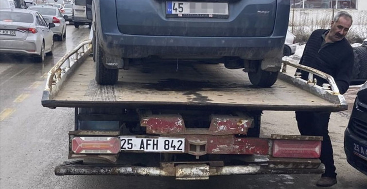 Erzurum'da Kaçan Sürücüye 200 Bin Lira Ceza