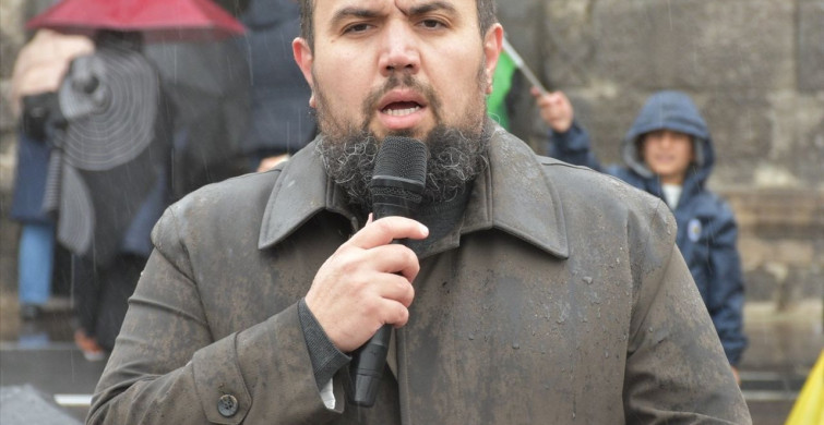 Erzurum'da Sağlık Çalışanlarının Gazze Protestosu