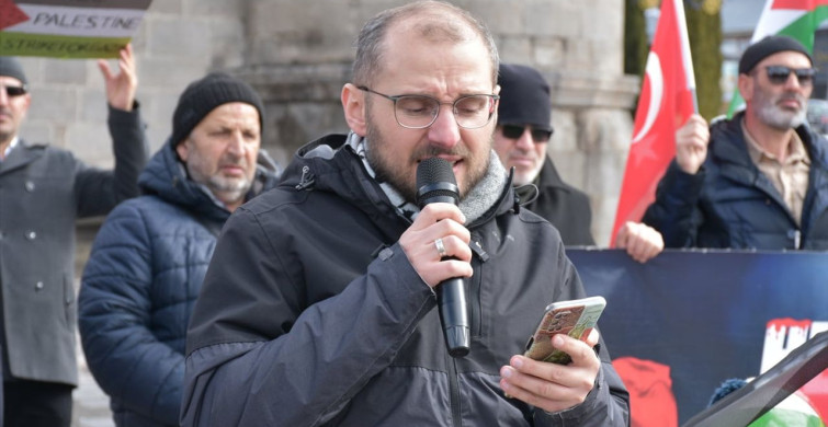 Erzurum'da Sağlıkçılardan Gazze İçin 118. Haftada Sessiz Yürüyüş