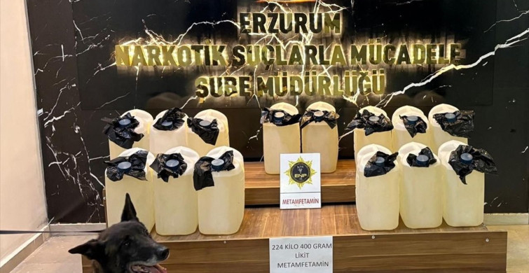 Erzurum'da Tarihi Uyuşturucu Operasyonu