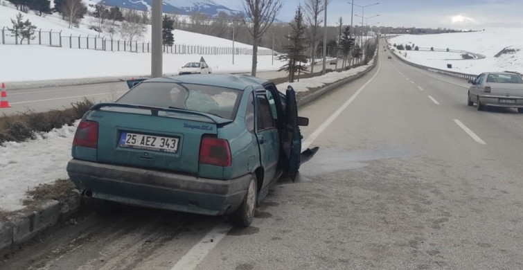 Erzurum'da Trafik Kazası: 1 Ölü, 2 Yaralı
