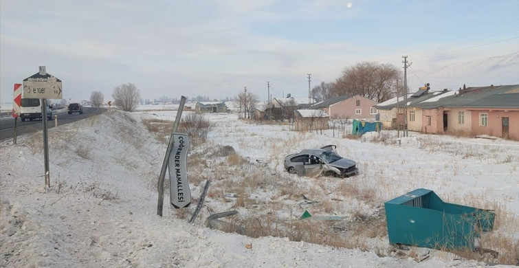 Erzurum'da Trafik Kazası: 1 Ölü, 4 Yaralı