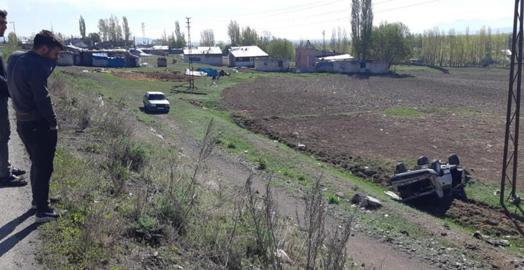 Erzurum’da Trafik Kazası: 1 Yaralı