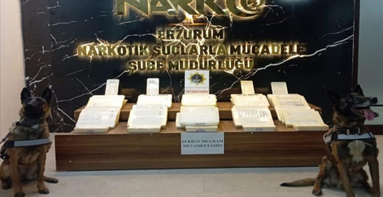 Erzurum'da Uyuşturucu Operasyonu: 54 Kilogram Ele Geçirildi