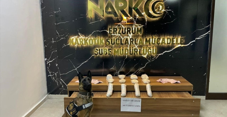 Erzurum'da Uyuşturucu Ticareti: 4 Kilo Sentetik Madde Ele Geçirildi