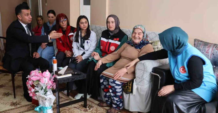 Erzurum'da Vefa Ziyareti ile Yaşlılar Unutulmadı