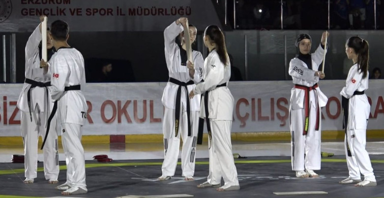 Erzurum'da yaz spor okulları 3 bin sporcunun katılımıyla açıldı
