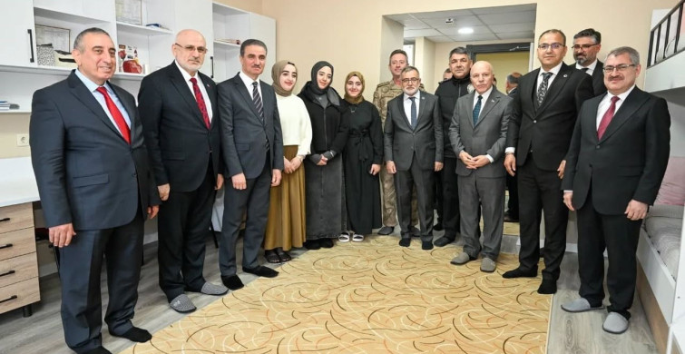 Erzurum'da Yükseköğrenim Kız Yurdu Açıldı