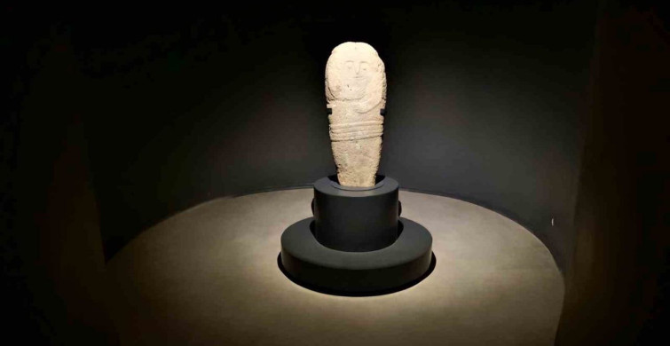 Erzurum'daki 2500 Yıllık Taş Baba Heykeli İlgi Odağı