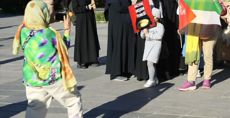 Erzurum'dan Gazze'ye Destek Yürüyüşü Devam Ediyor