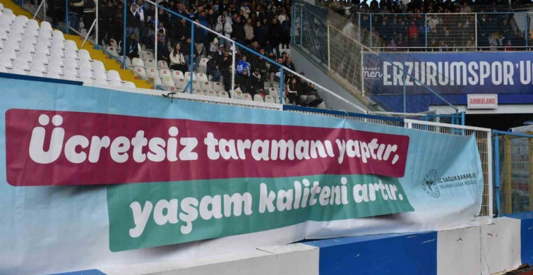 Erzurumspor'dan Erken Teşhis İçin Farkındalık Mesajı
