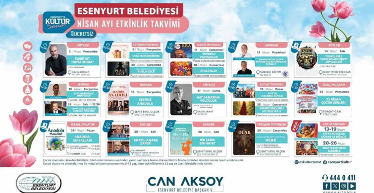 Esenyurt'ta Bahar: Kültür ve Sanat Dolu Bir Nisan Programı