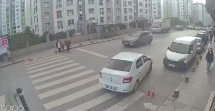 Esenyurt'ta Sürücü Hız Yaptı ve Yaya Güvenliğini Tehlikeye Attı