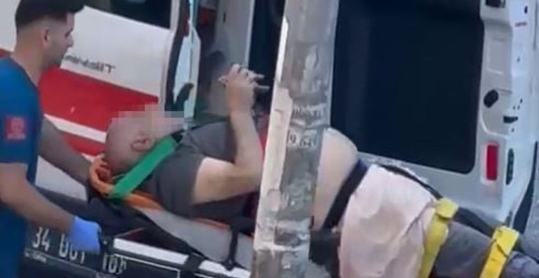 Esenyurt'ta yaşlı adama silahlı saldırı anları güvenlik kamerasında