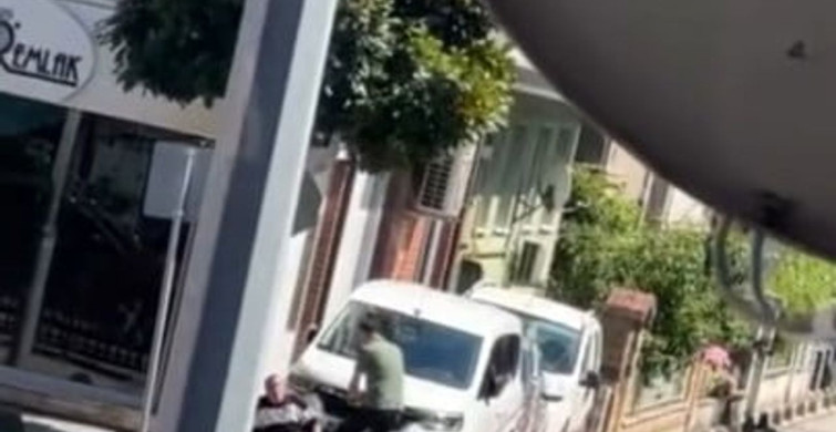 Eşini rahatsız eden kişiyi bacağından vurarak yaraladı