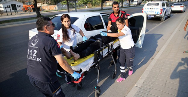 Eşiyle Tartışan Hamile Kadın Kendini Araçtan Attı