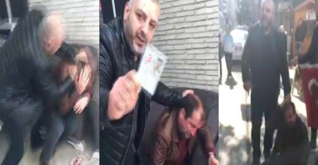 FETÖ'cü Emniyet Müdürü Sokak Ortasında Dayak Yedi! Eline Sağlık Hemşerim!