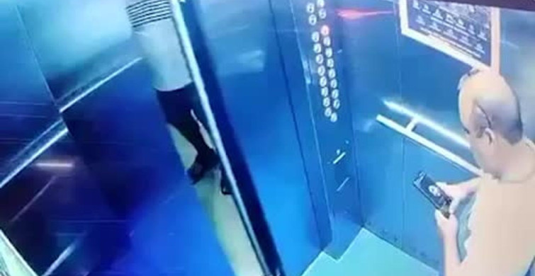 Eski yöneticiler asansörde karşılaşınca yumruklar havada uçuştu