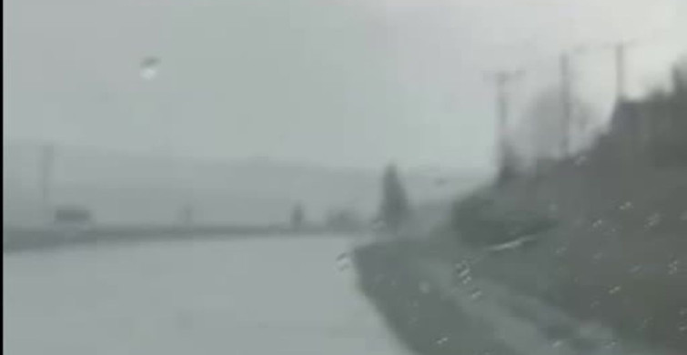 Eskipazar'da Dolu ve Sağanak Yağış Hayatı Olumsuz Etkiledi