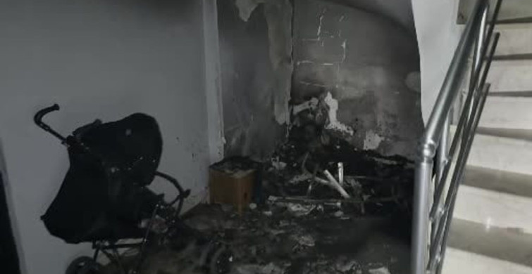 Eskişehir'de Apartman Girişinde Yangın: 2 Kişi Hastaneye Kaldırıldı