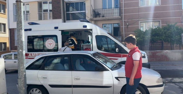 Eskişehir'de benzinli tırpan alev aldı, 2 kişi dumandan etkilendi