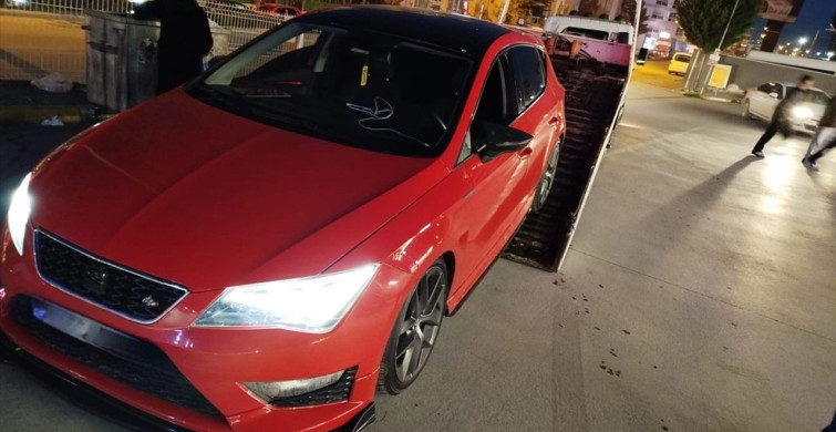 Eskişehir'de Drift Atan Sürücüye Büyük Ceza