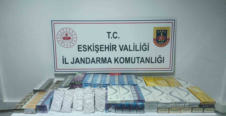 Eskişehir'de Gümrük Kaçağı Sigara ve Nargile Tütünü Ele Geçirildi