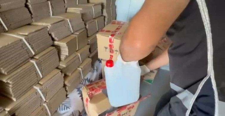 Eskişehir'de kaçak alkol operasyonunda 2 bin 85 litre etil alkol ele geçirildi