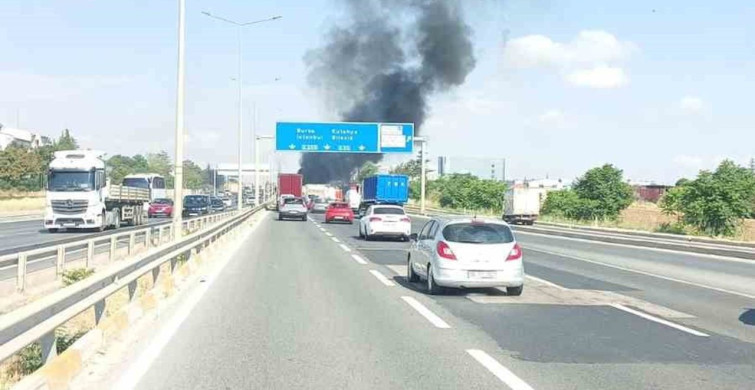 Eskişehir'de kamyon yangını: itfaiye ekipleri müdahale etti