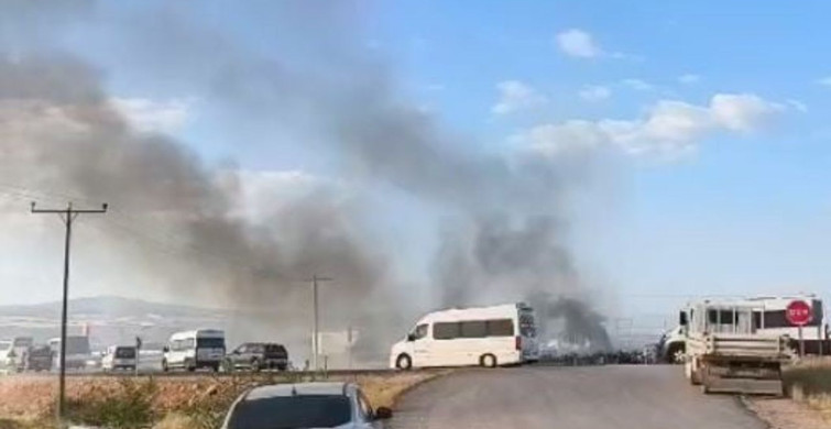 Eskişehir'de tarım işçilerinin yaktığı otlar yangın paniğine neden oldu