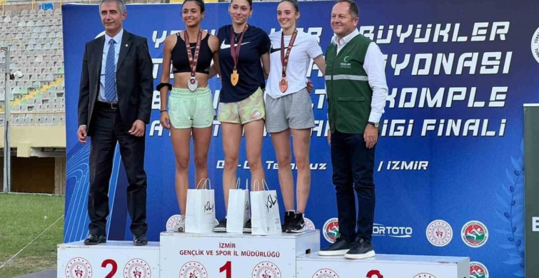 Eskişehirli atletler, İzmir’den madalyalarla döndü