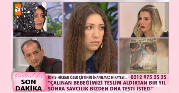 Esra Erol'da İzleyenler Hayrete Düştü; Öz Çocuğu Evlatlık Çıktı