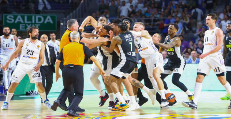 Euroleague’de olaylı karşılaşma: Yumruklar havada uçuştu